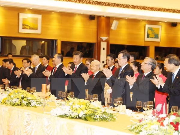 Banquet welcomes Chinese Party General Secretary Xi Jinping ảnh 1