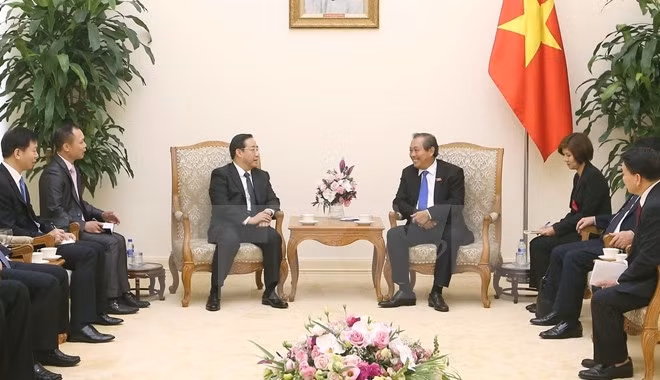 Deputy PM greets Chinese Deputy Minister of Public Security ảnh 1