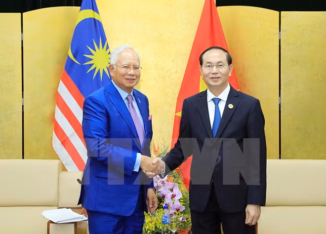 APEC 2017: President Tran Dai Quang meets Malaysian PM ảnh 1 APEC 2017: President Tran Dai Quang meets Malaysian PM ảnh 1