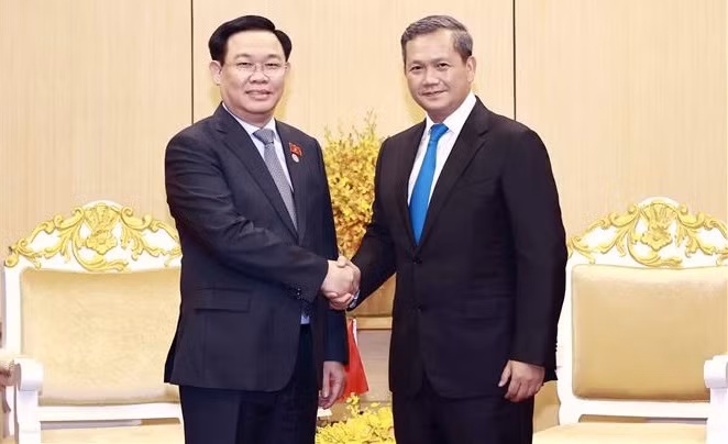 NA Chairman meets high-ranking Cambodian military officer in Phnom Penh ảnh 1