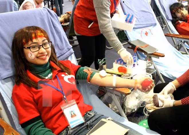 Blood donation festival kicks off in Hanoi ảnh 1