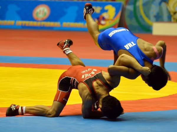 Wrestlers competing in Asian champs in Taipei ảnh 1 Wrestlers competing in Asian champs in Taipei ảnh 1
