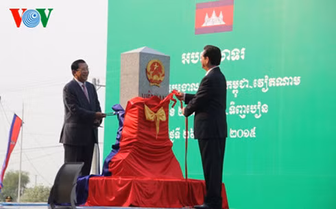 Another border marker between Vietnam and Cambodia inaugurated ảnh 1 Another border marker between Vietnam and Cambodia inaugurated ảnh 1
