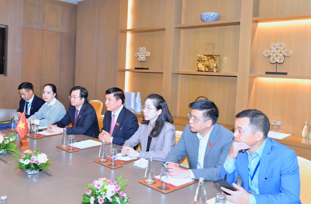 Vietnamese, Lao NA Secretariats step up cooperation ảnh 1