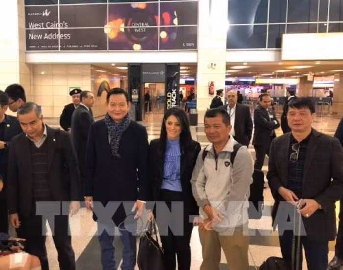 First nine Vietnamese victims of Egypt bomb attack go back home ảnh 1