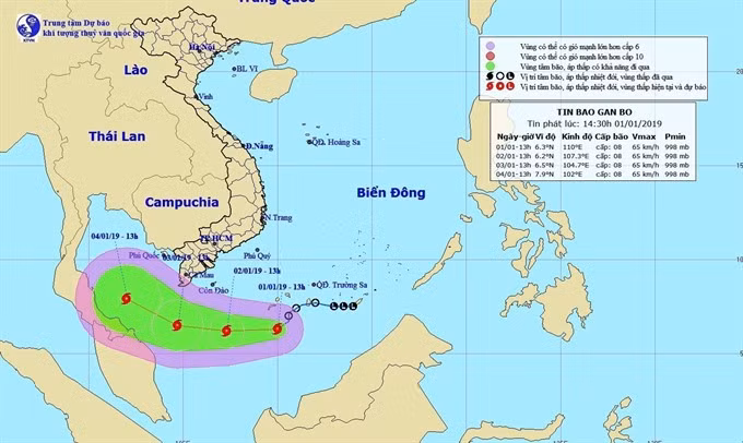 Extreme weather forecast for start of 2019 ảnh 1 Extreme weather forecast for start of 2019 ảnh 1