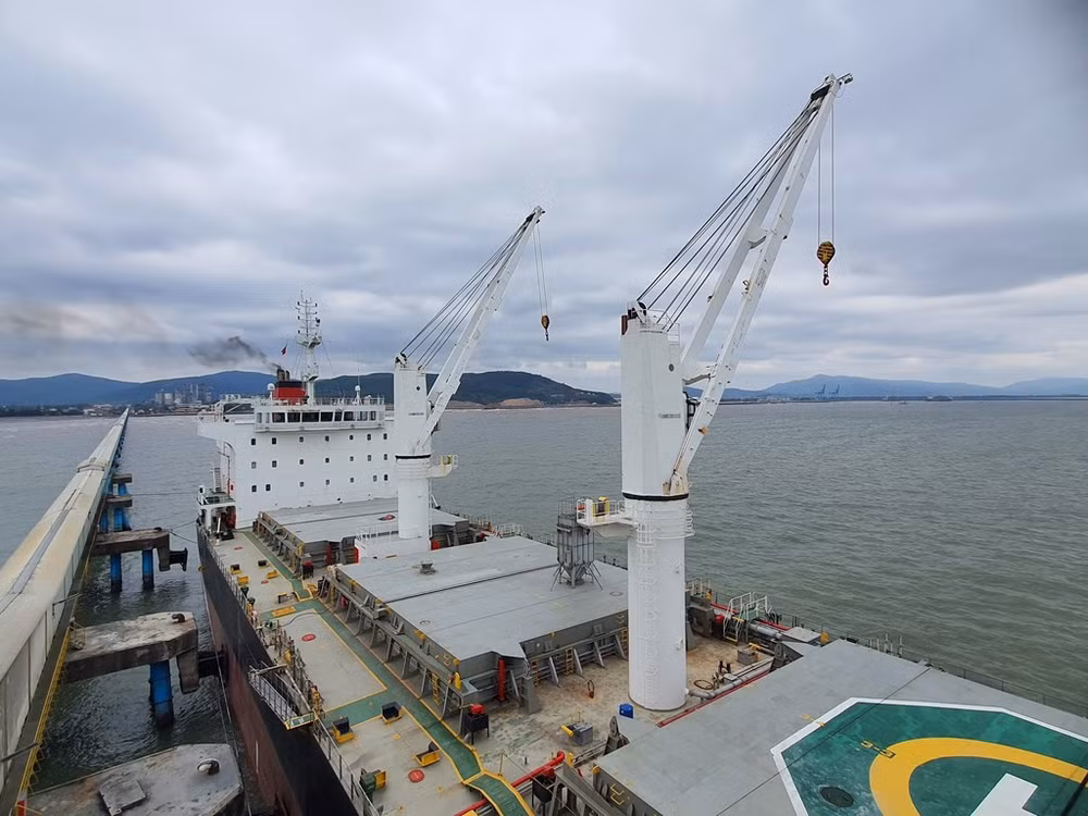 Vietnam-Japan joint venture ships 31,500 tonnes of cement to US ảnh 1