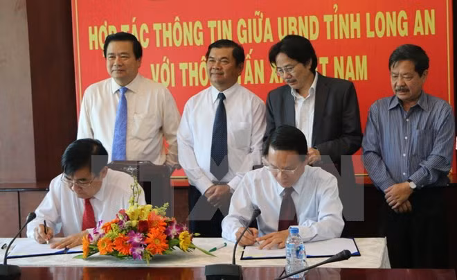 Vietnam News Agency, Long An strengthen communication cooperation ảnh 1 Vietnam News Agency, Long An strengthen communication cooperation ảnh 1
