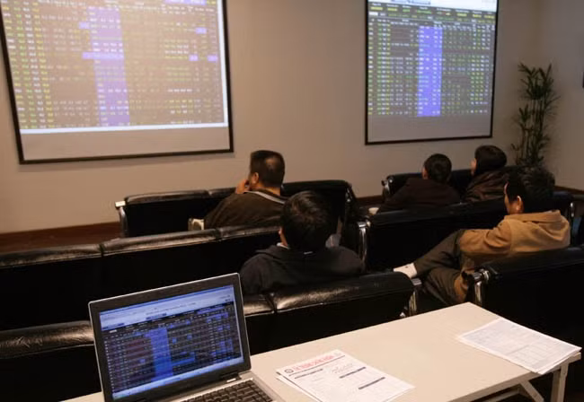 Financial stocks help Vietnam shares bounce back ảnh 1