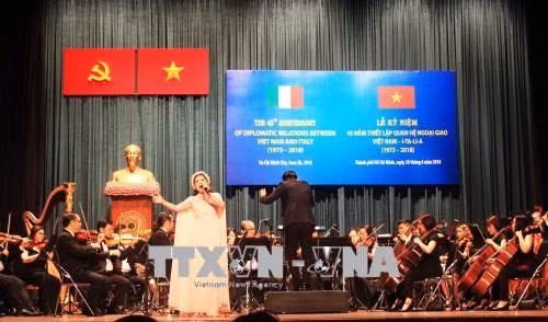 Vietnam-Italy diplomatic ties marked in HCM City ảnh 1