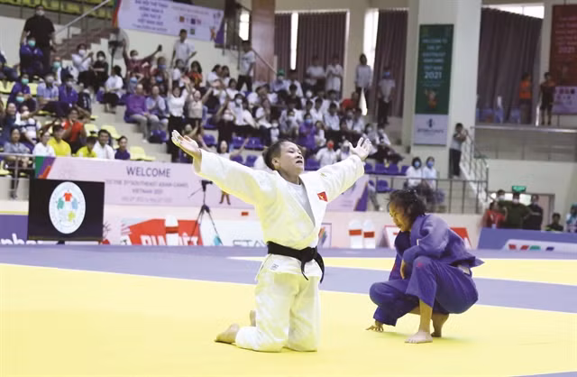 Judokas target three golds, top position at SEA Games ảnh 1