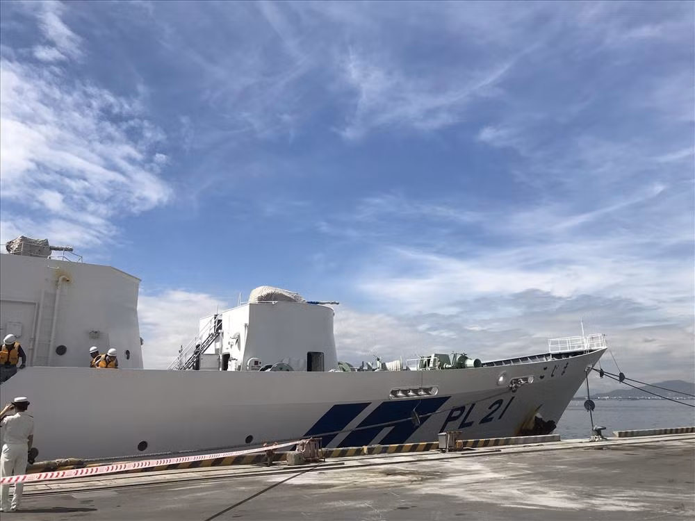 Japanese coast guard ship welcomed in Da Nang ảnh 1 Japanese coast guard ship welcomed in Da Nang ảnh 1