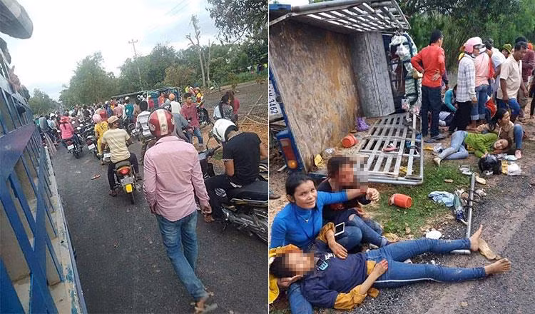 Truck accident kills two, injures 31 others in Cambodia ảnh 1