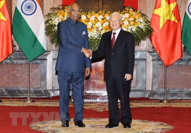 Party, State leader hails first visit by Indian President ảnh 1 Party, State leader hails first visit by Indian President ảnh 1