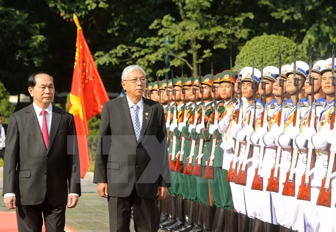 Vietnam, Myanmar to enhance political-diplomatic ties ảnh 1