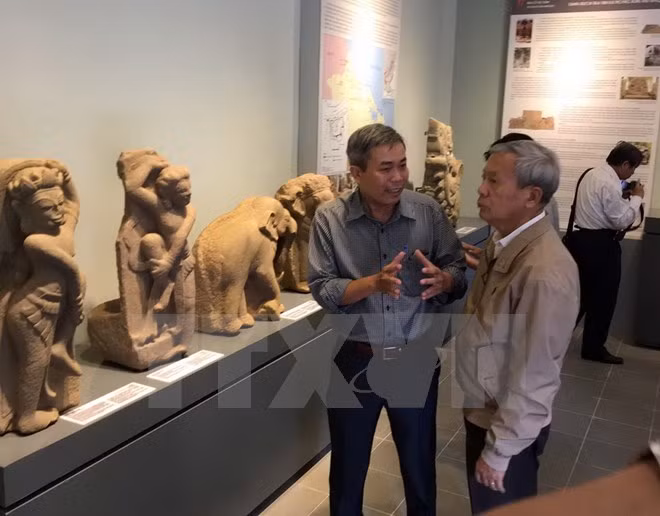 Ancient Cham objects showcased in Hue ảnh 1 Ancient Cham objects showcased in Hue ảnh 1