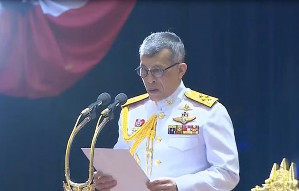 Thai King presides over opening ceremony for parliament ảnh 1