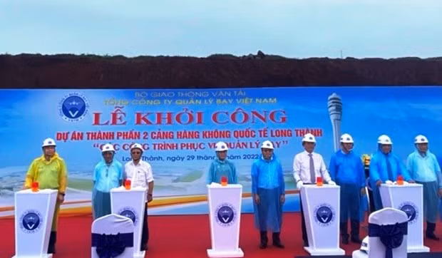 Construction starts on Long Thanh airport’s flight management works ảnh 2
