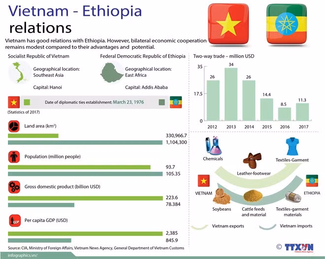 President meets with Ethiopian Prime Minister ảnh 2 President meets with Ethiopian Prime Minister ảnh 2