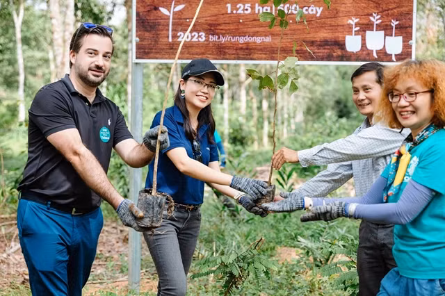 Airbus partners with French Chamber of Commerce, local NGO for community forest project in Vietnam ảnh 1