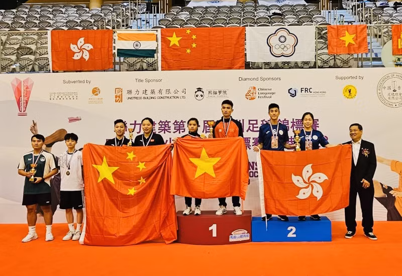 Vietnam ranks first at 1st Asian & Asian Youth Shuttlecock Championships ảnh 1