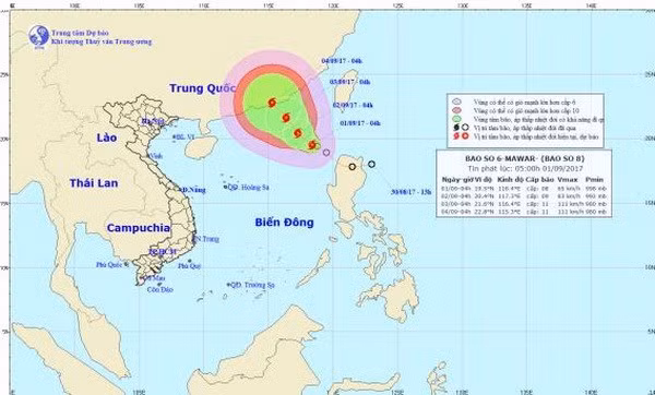 Two storms, low pressures forecast to hit Vietnam in September ảnh 1