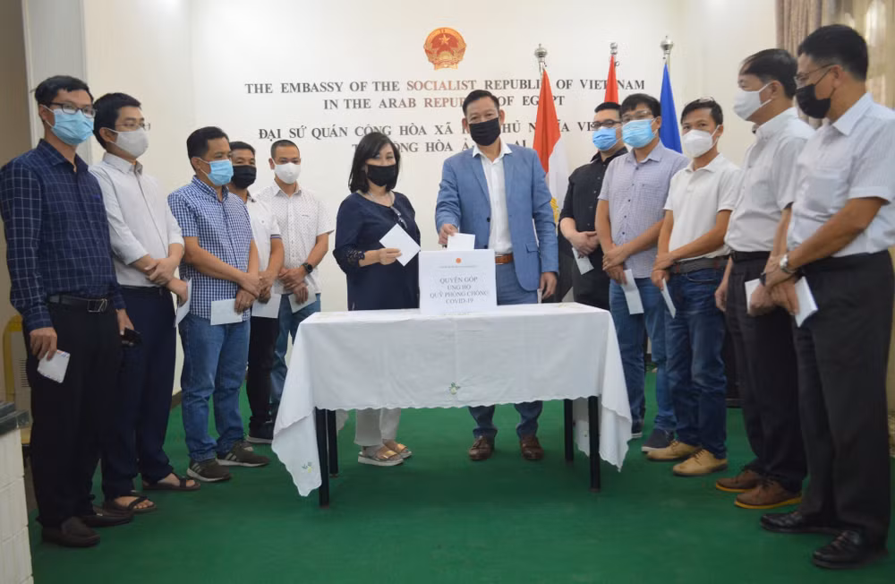 Vietnamese expats in Egypt contribute to vaccine fund ảnh 1