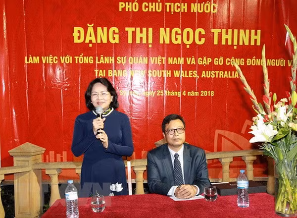 Vice President meets Vietnamese expats in Australia ảnh 1