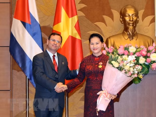 NA Chairwoman honoured with Cuba’s Solidarity Order ảnh 1