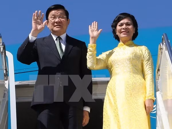 President arrives in Tanzania for State visit ảnh 1 President arrives in Tanzania for State visit ảnh 1