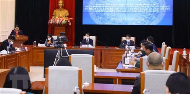 Conference reviews publication provision for ethnic-populated areas during 2019-2021 ảnh 2