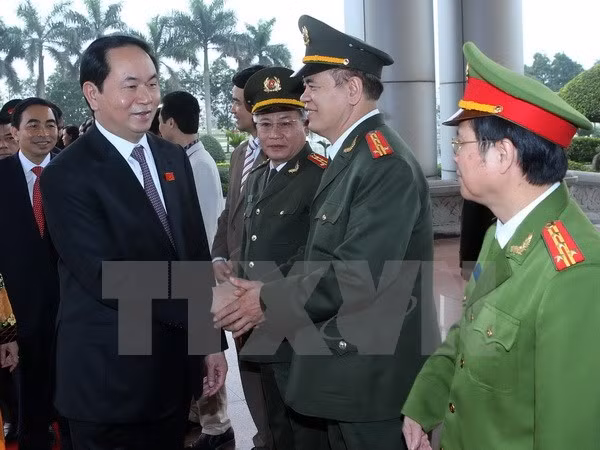 New President visits Ninh Binh province ảnh 1