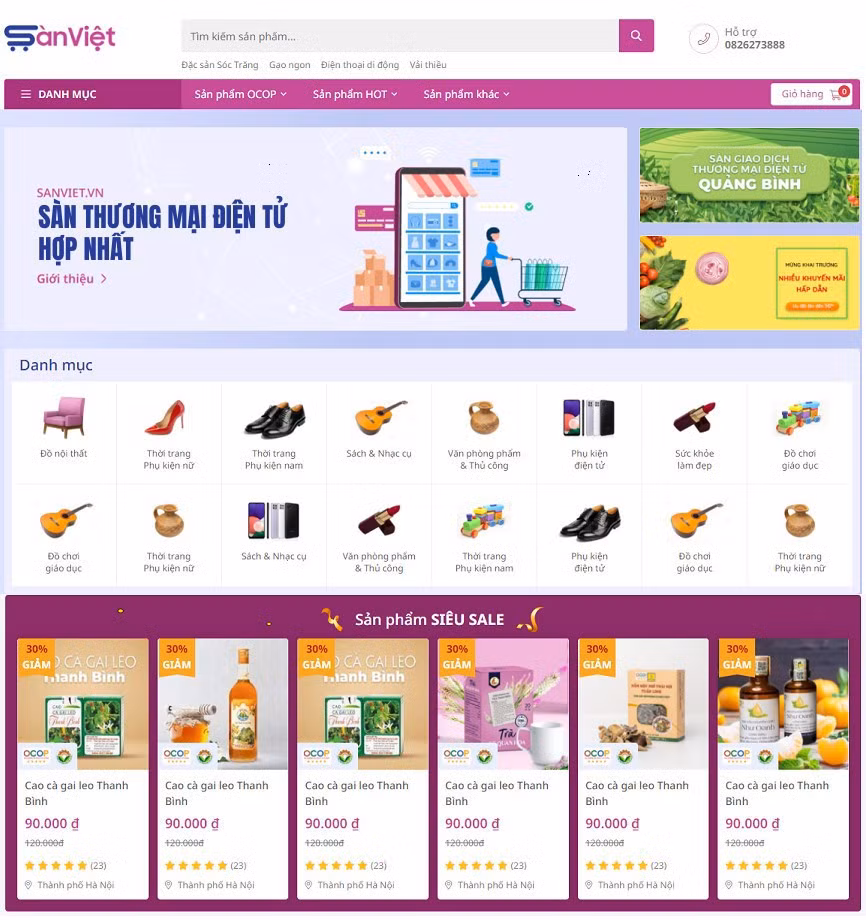 Local e-commerce floors to be integrated ảnh 1 Local e-commerce floors to be integrated ảnh 1