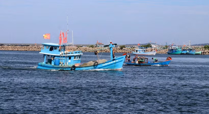 Border guard force takes strong actions against IUU fishing ảnh 1