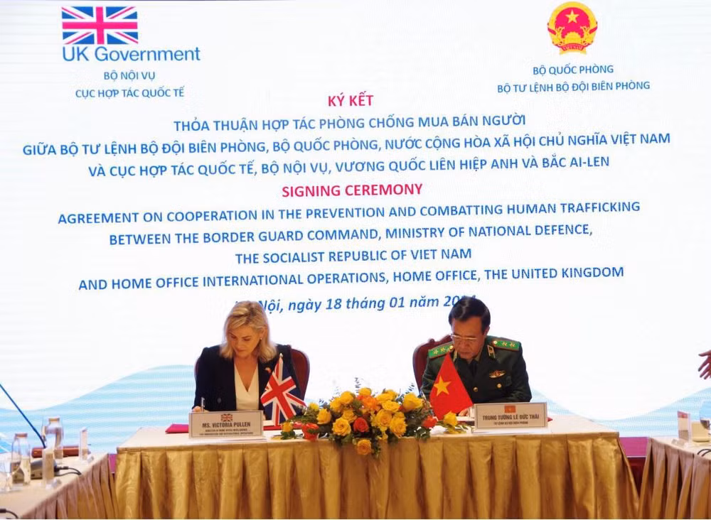 Vietnam, UK cooperate in human trafficking prevention, control ảnh 1