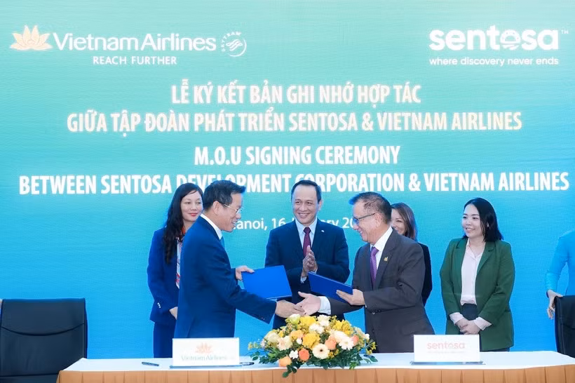 Vietnam Airlines, Singapore unveil tourism ipartnership nitiative ảnh 1