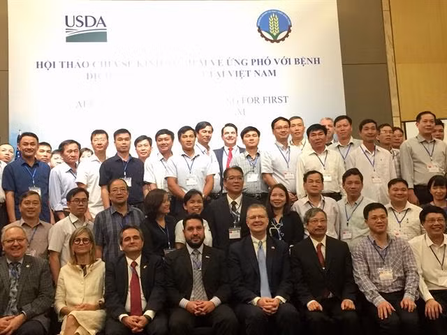 Vietnam, US work together to combat African swine fever ảnh 1 Vietnam, US work together to combat African swine fever ảnh 1