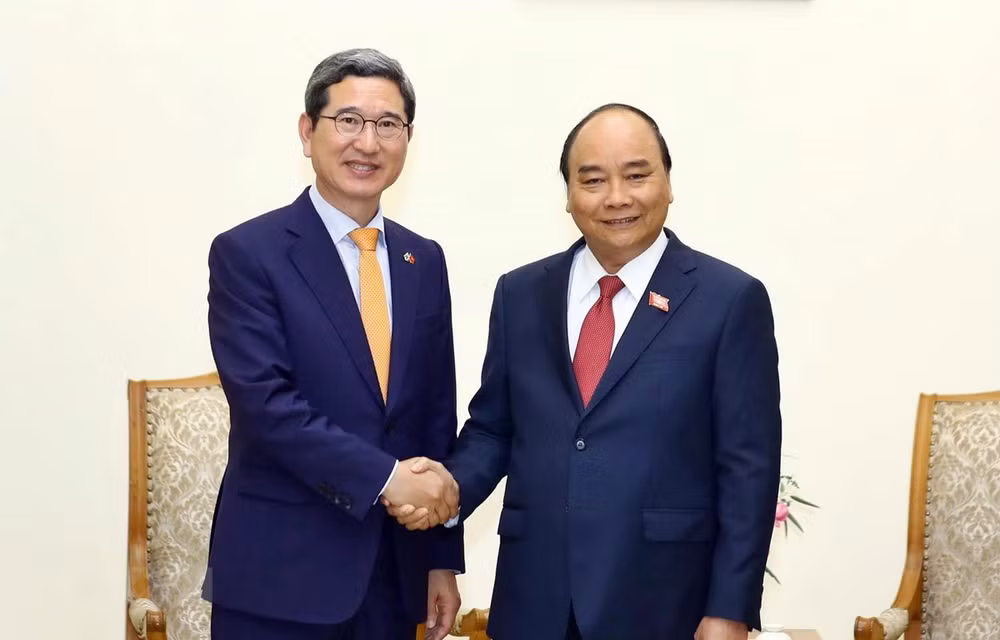 PM receives head of RoK-Vietnam Parliamentary Friendship Group ảnh 1