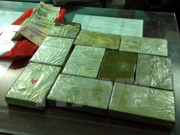 Drug trafficker caught with 3.5kg of heroin at Vietnamese-Lao border ảnh 1 Drug trafficker caught with 3.5kg of heroin at Vietnamese-Lao border ảnh 1