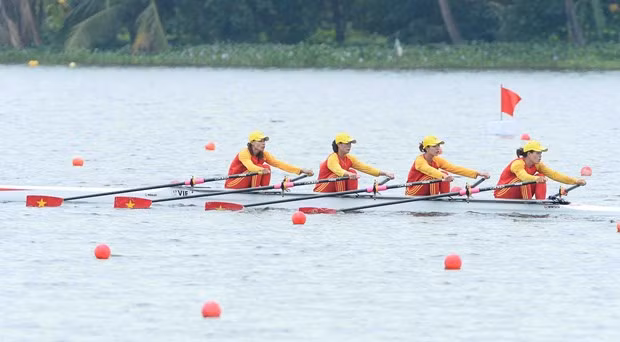 SEA Games 31: Vietnam wins two more golds in rowing ảnh 1