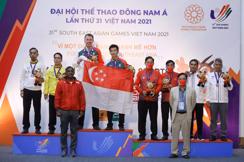 Vietnam settles with bronze in English Billiards’ doubles ảnh 1