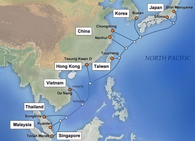 APG submarine Internet cable to resume operation on April 10 ảnh 1