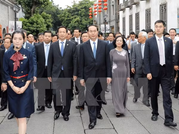 President takes trip to China’s Fujian province ảnh 1