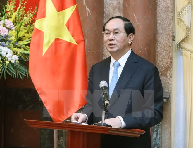 Partnership intensification matches VN-China’s basic interests: President ảnh 1