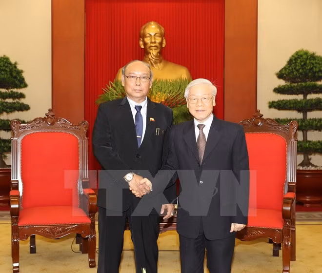 Party chief asserts treasuring friendship with Myanmar ảnh 1