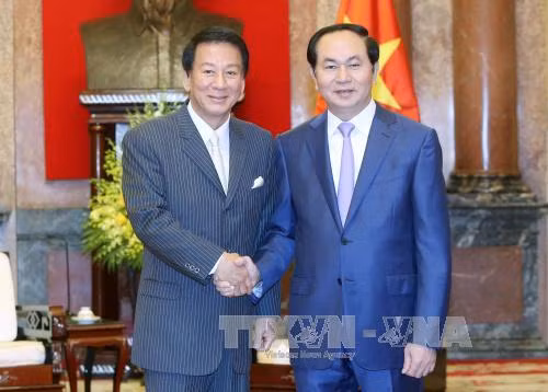 President receives Vietnam-Japan Special Ambassador ảnh 1 President receives Vietnam-Japan Special Ambassador ảnh 1