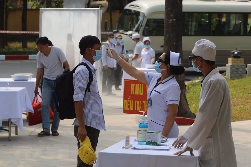 COVID-19 response drill organised ảnh 1